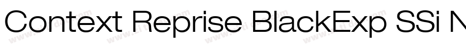 Context Reprise BlackExp SSi Normal字体转换